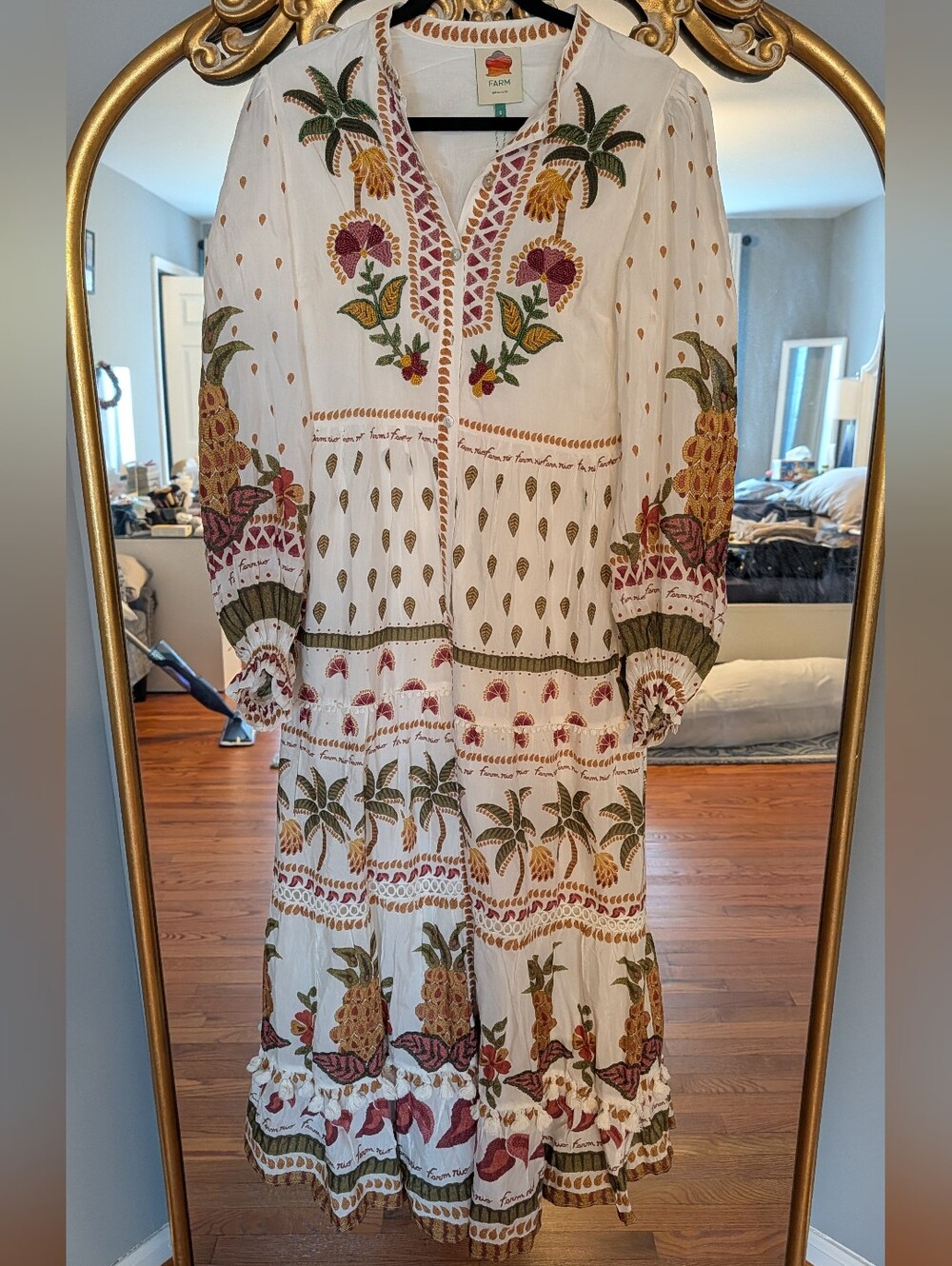 Off White Made In Brazil Maxi Dress - Picture 6 of 16